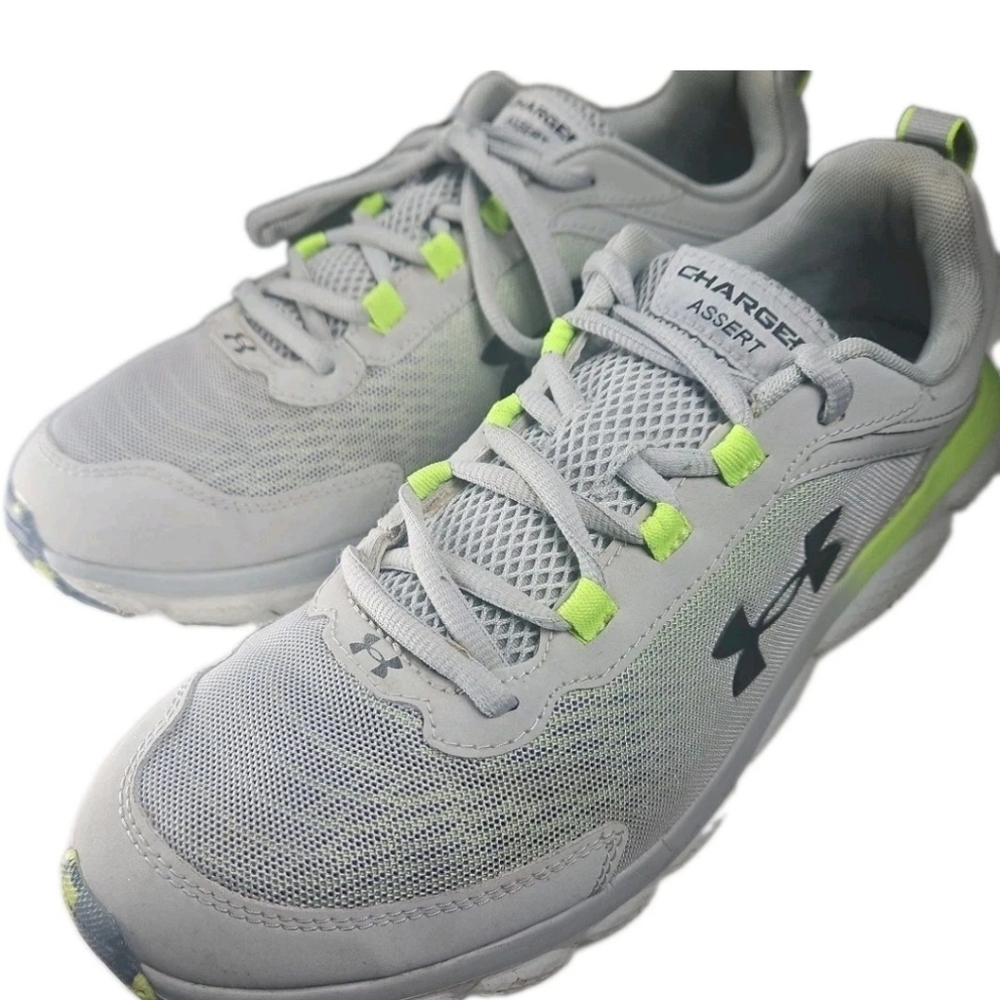 Under Armour Charged Men Sz10.5 Gray/Black Sport Y2k Boho Cottage Walk Street[6C